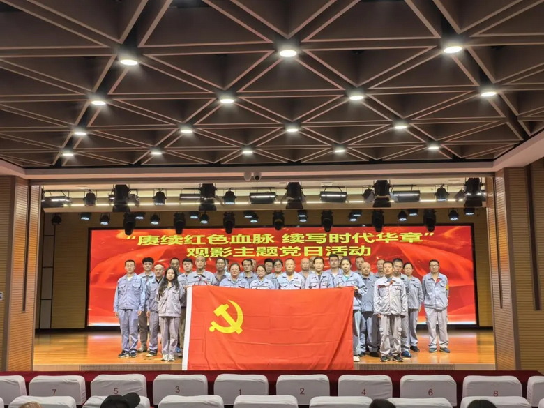 宁夏建龙党委组织开展红色观影主题党日活动